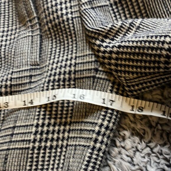 Accento Marzotto Italy Plaid Check 100% Pure Virgin Wool Blazer Sz 10 - Picture 9 of 9
